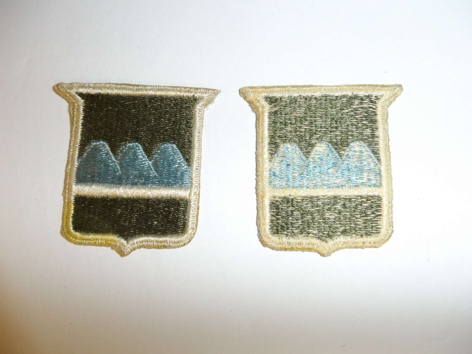 A034 Original WW 2 US Army ssi 80th Infantry Division Blue Ridge patch IR45C