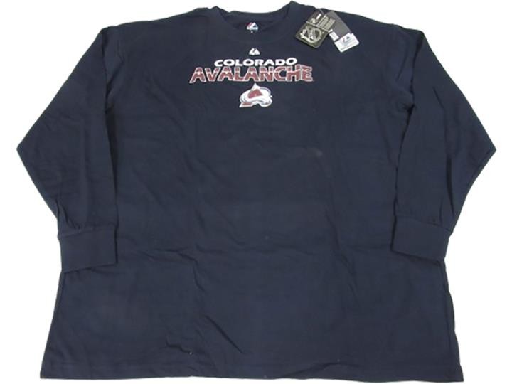 New Colorado Avalanche Mens Sizes 3XL-4XL-5XL-6XL Blue Majestic Shirt