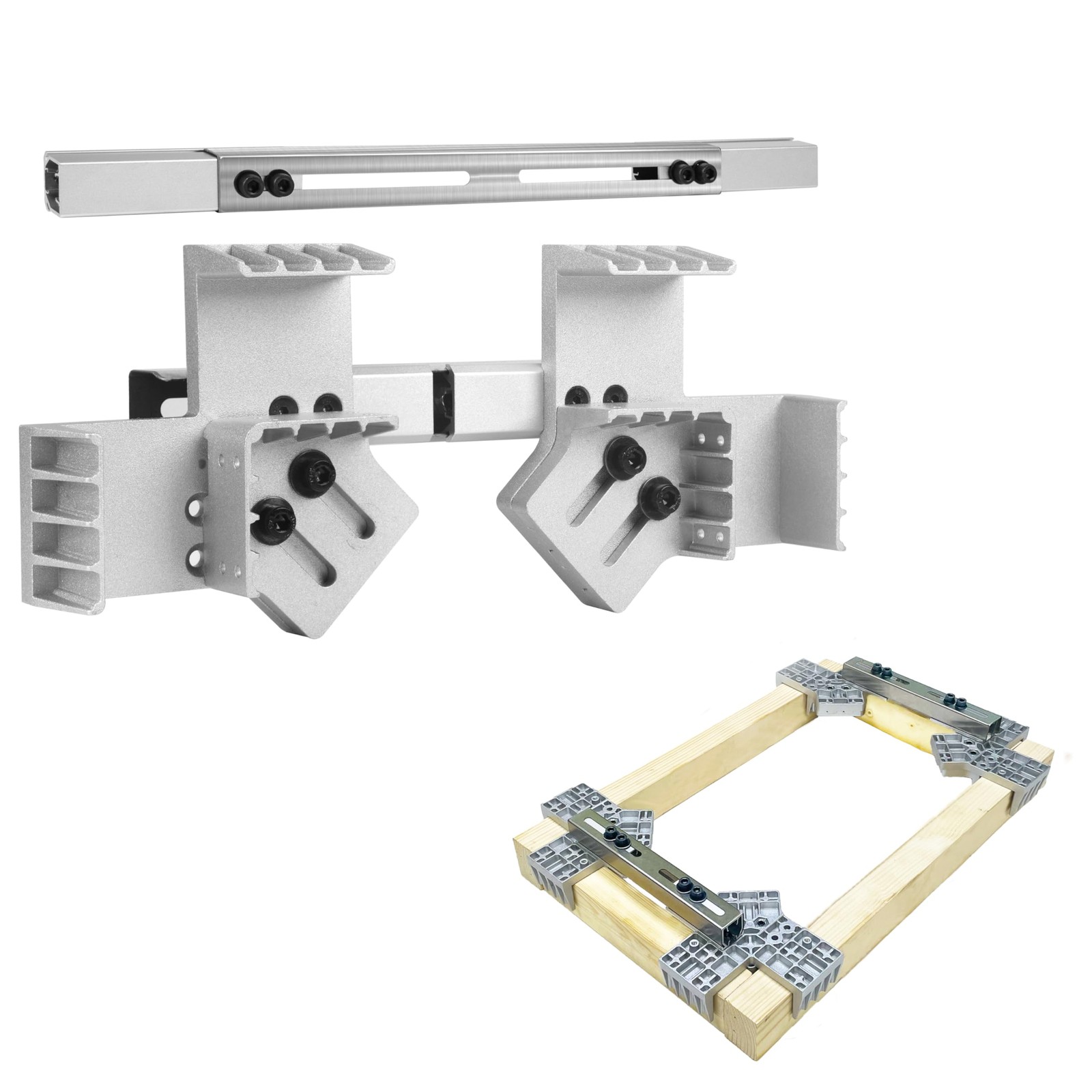 Aluminum Framing Spacing Tool Set - Adjustable 12-16 on Center framing Tool a...
