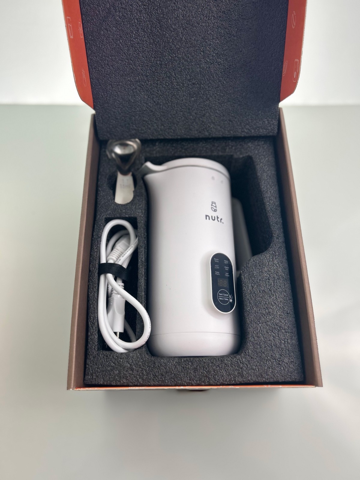 NEW Nutr Automatic Nut Plant Based Milk Maker Machine White Single Serve