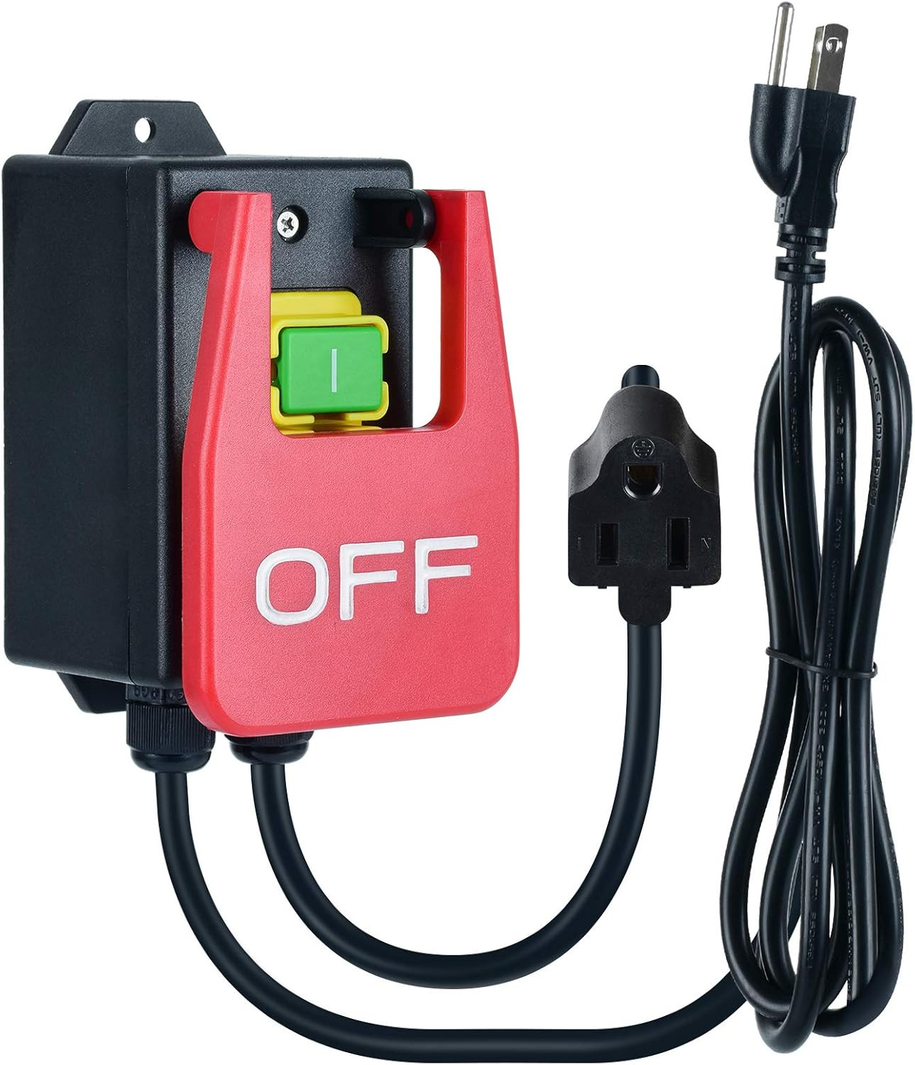 110V On Off Paddle Switch Router Table Safety Power Switch Large Stop Emergency