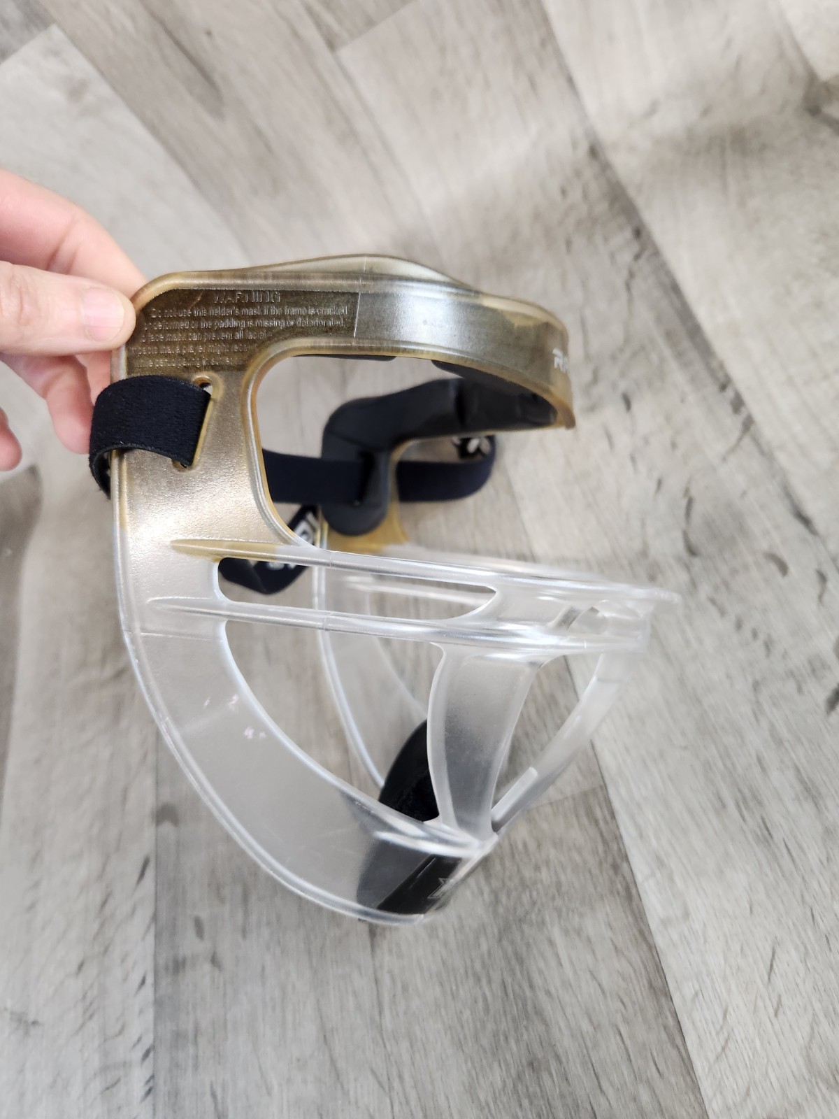 Rawlings Softball Fielders Face Mask One Size Clear with Training Softball