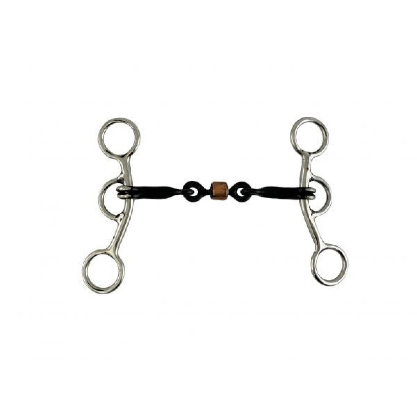 SHOWMAN Stainless Steel Junior Cow Horse Bit with Dogbone Center (46951)