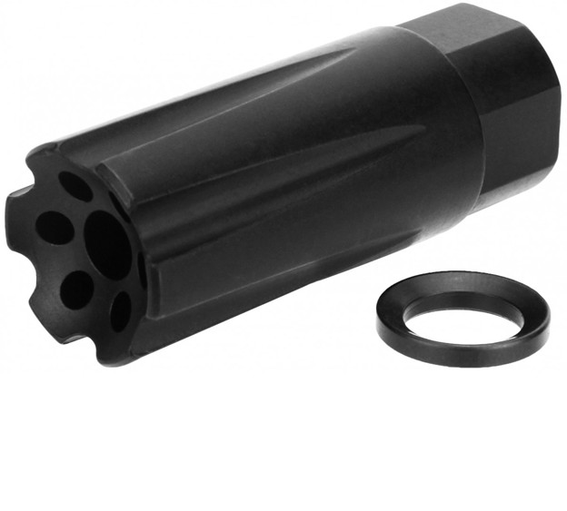 9mm  1/2-28 TPI Linear Compensator Muzzle Brake Comp USA Made Nitride Steel