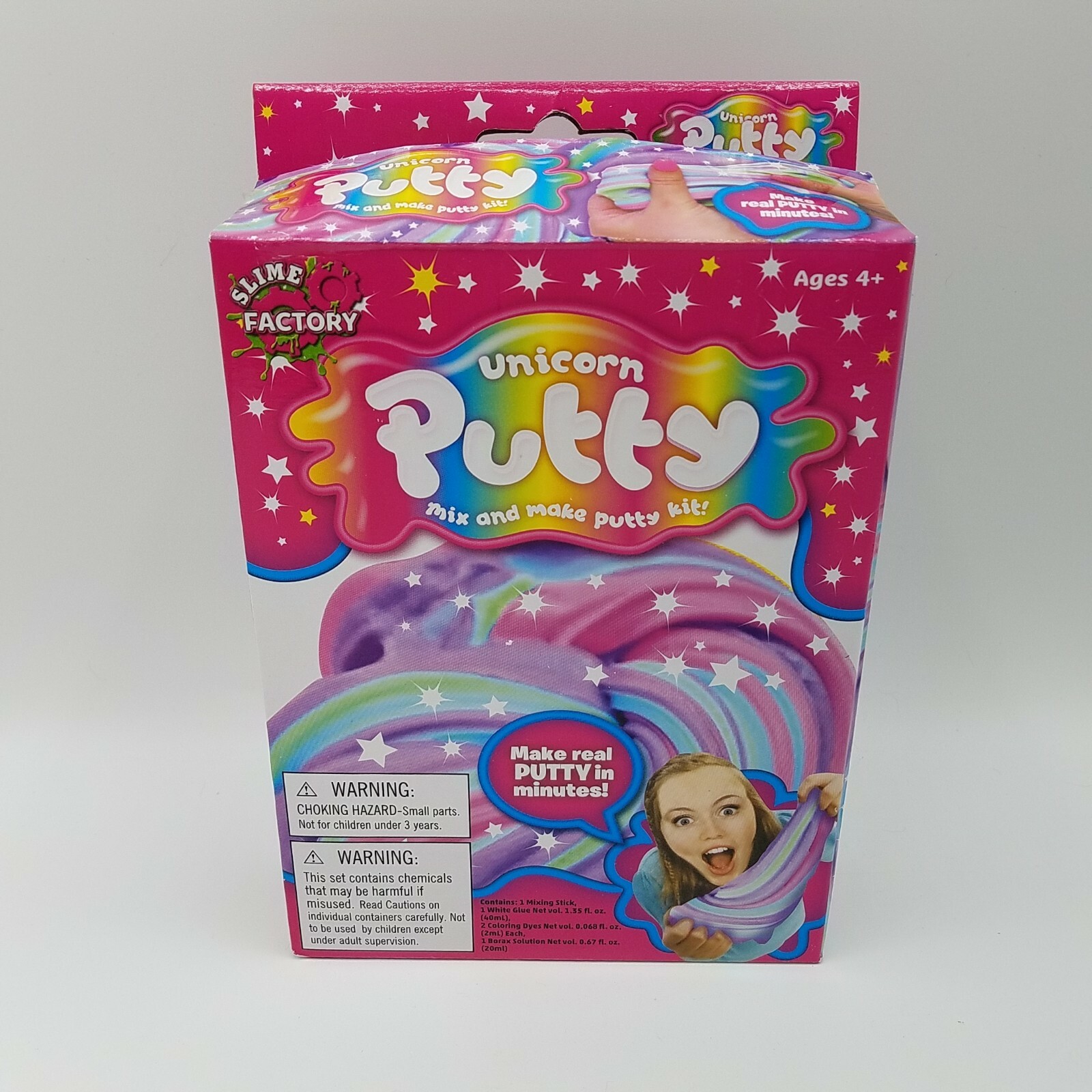Magic Time Mix and Make Slime Kit Unicorn Putty Slime Factory New in Sealed Box