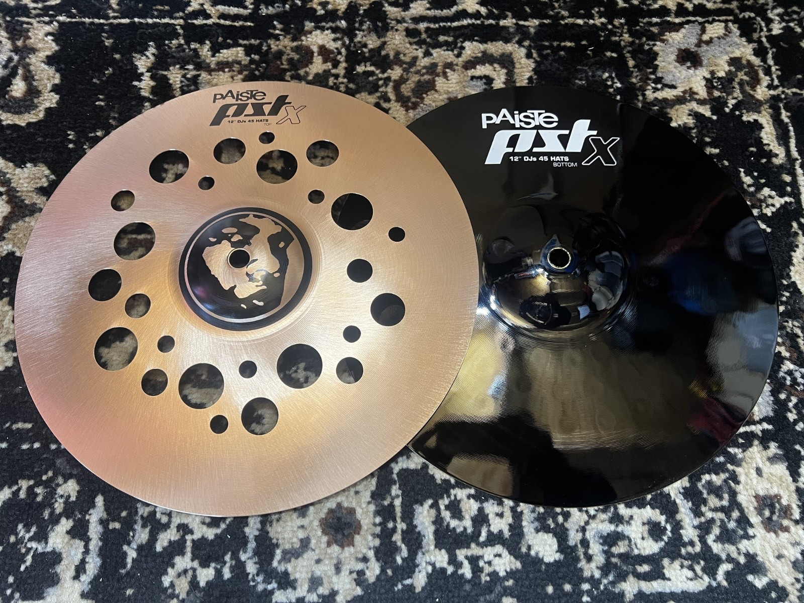 Paiste 12" PST X DJs 45 Hi-Hat Cymbals (Pair)