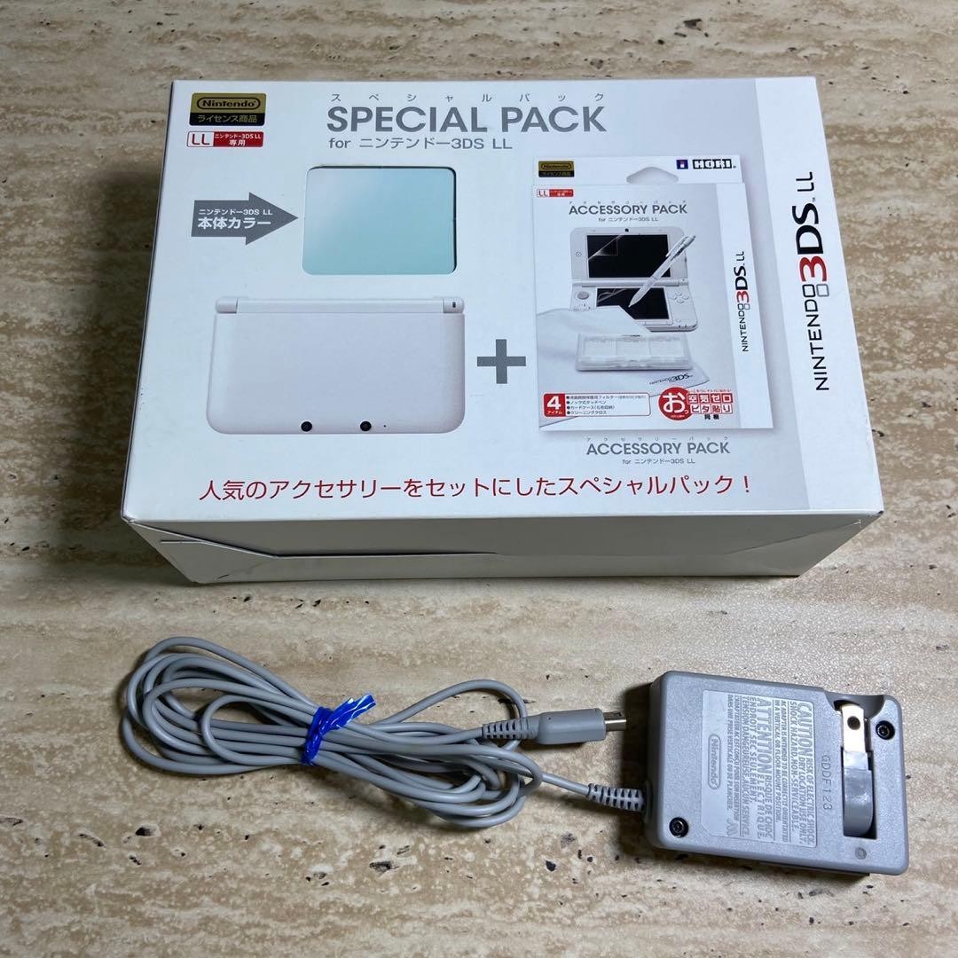 Nintendo 3DS LL Mint x White Special Pack Console CIB Japan Import Tested
