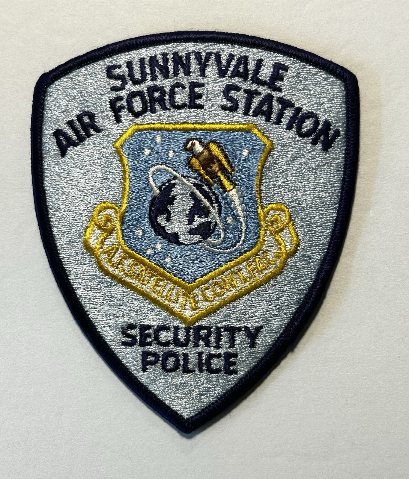 CALIFORNIA MILITARY SUNNYVALE AIR FORCE STATION SECURITY POLICE PATCH #D45