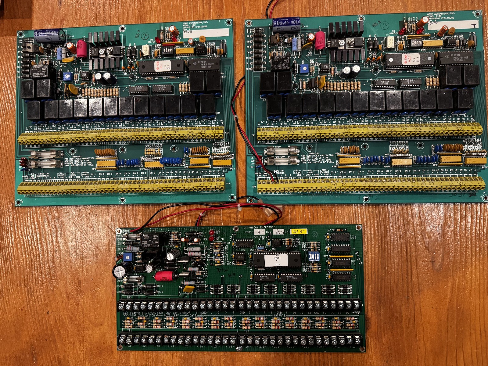 HAI Leviton Omni Expansion Board Lot 17A01-2 + (2) 1102 Rev B Working Pull