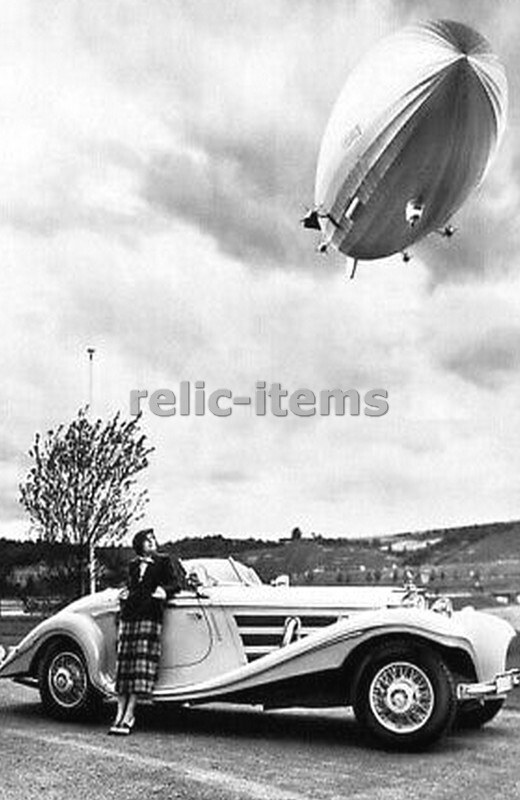 WW2 PICTURE PHOTO GERMANY 1936 HINDENBURG ZEPPELIN 6718