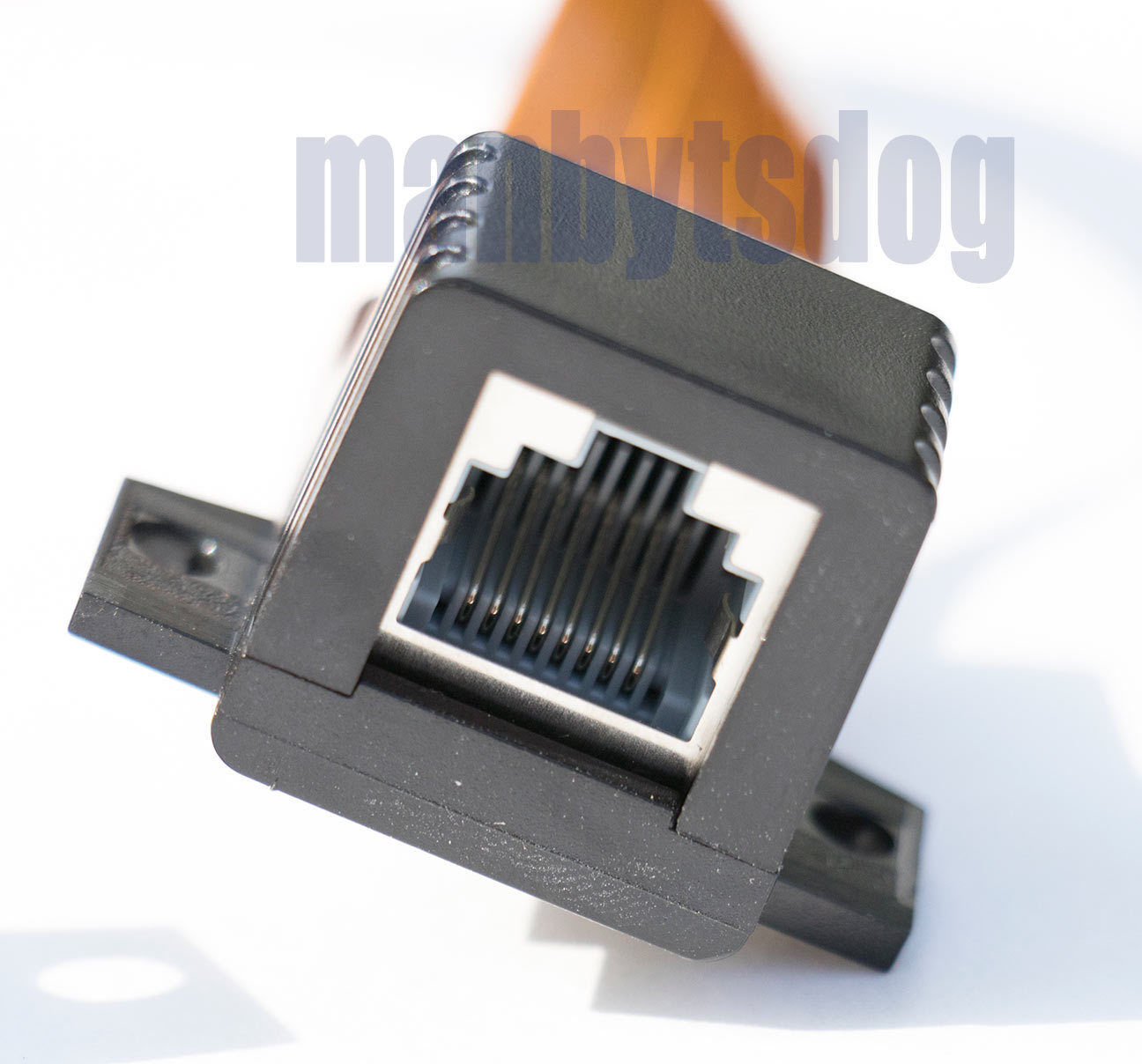 Premium Flat Cat5 Window & Doors Feed-Through cable OEM RJ45 US Seller Fast Ship