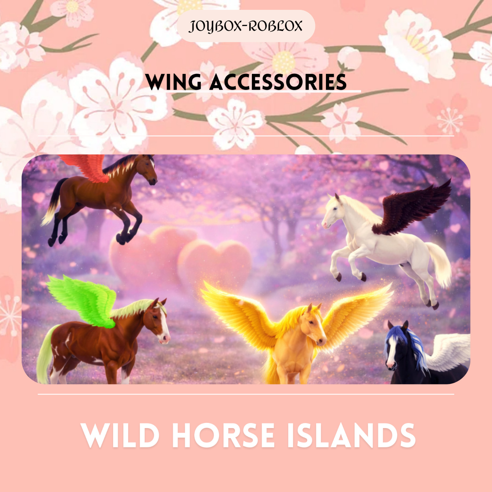 🐎 Wild Horse Islands 🐎 Wing Accessories