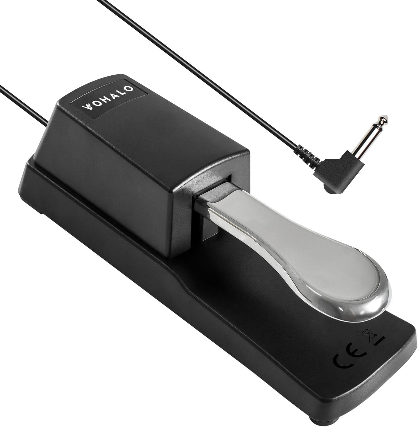 Sustain Pedal for Keyboards, Universal Piano Foot Pedal with Polarity Switch ...
