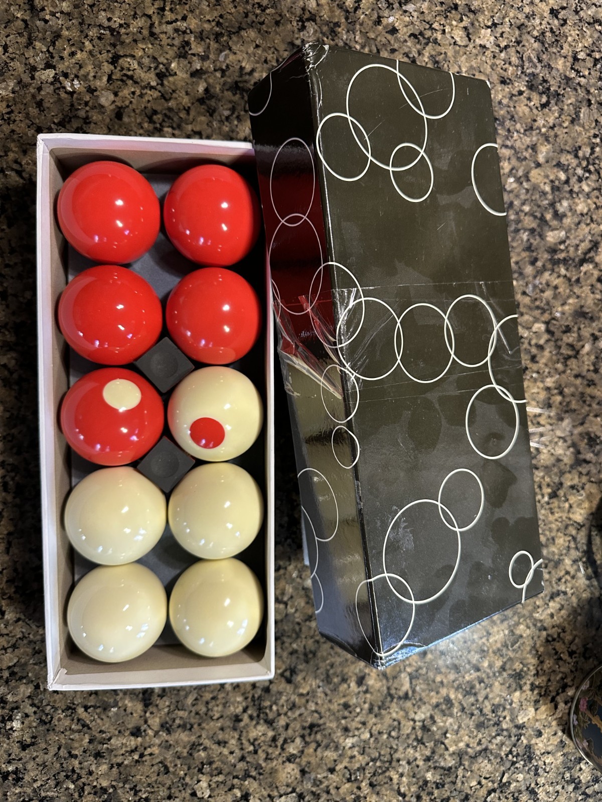 10 Pc Snooker Balls Set New Open Box – Billiard Replacement Balls