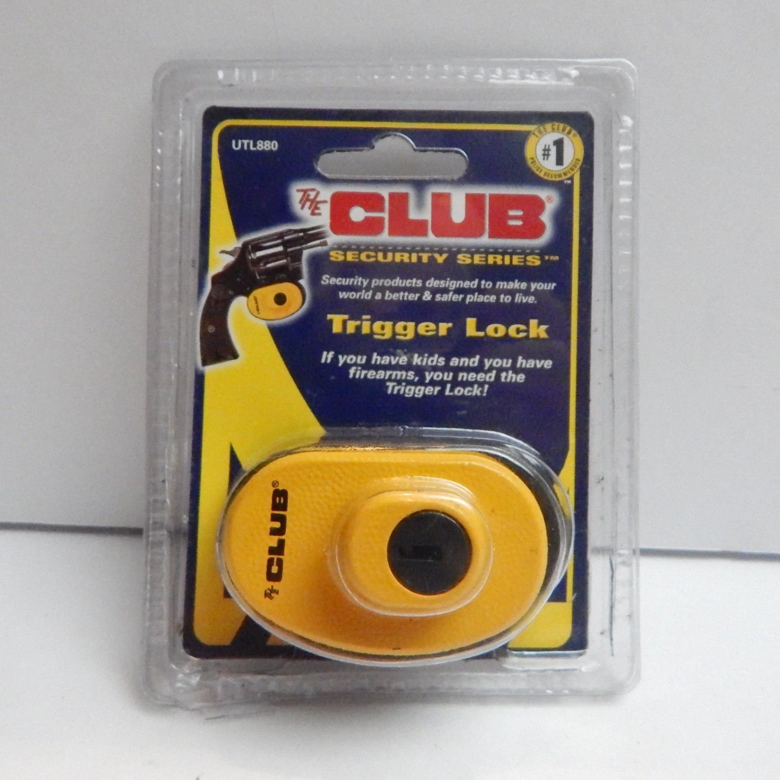 The Club security series gun trigger lock (UTL880) NEW, Sealed, KEYED, Safety