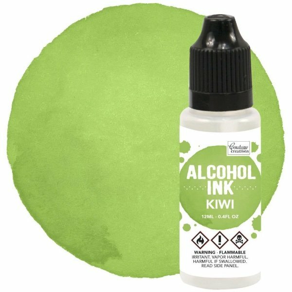 Couture Creations, Alcohol Ink, .4 oz, Kiwi Ink, Green Alcohol Ink