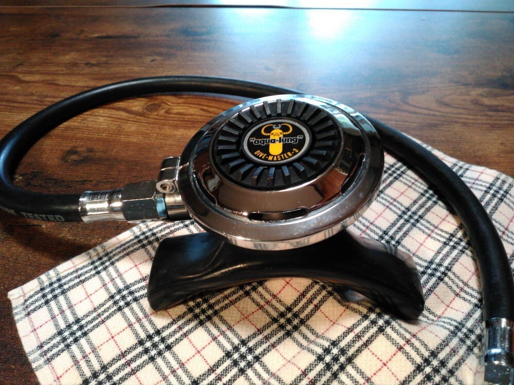 Vintage aqua-lung DIVE-MASTER-3 Repaired item-Good Condition