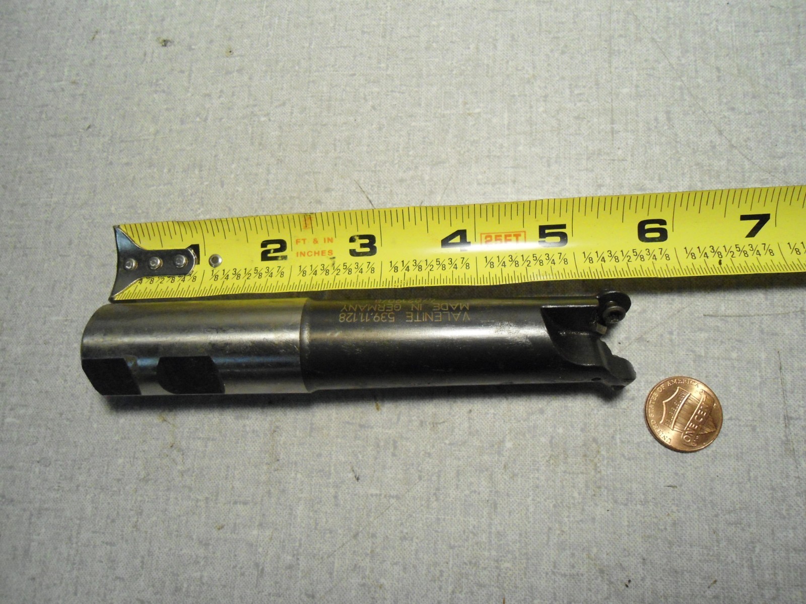 Valenite End Mill Endmill Carbide Insert Milling Cutter 1" Shank 539.11.128