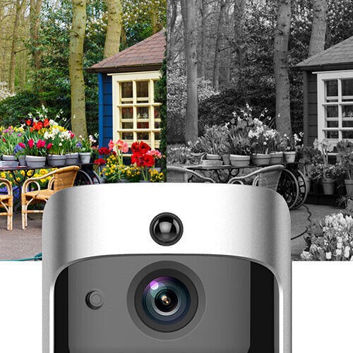 Wireless Cordless Doorbell Video Visual Camera Intercom Home Security Timbre Kit