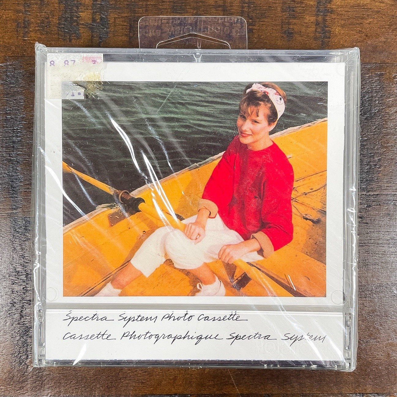Vintage Polaroid acrylic photo case - NEW SEALED