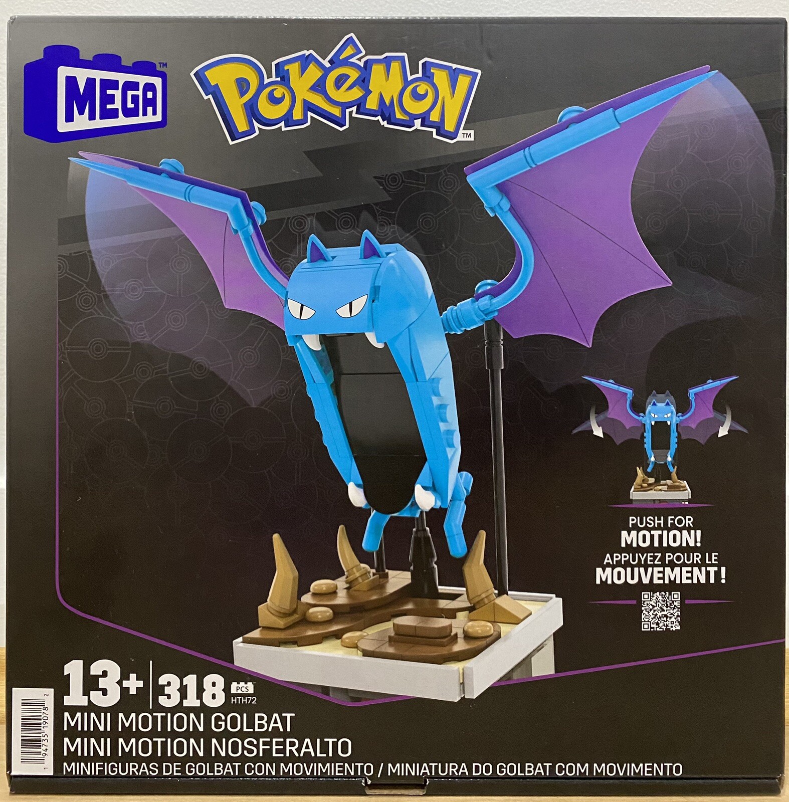 MEGA Construx Pokémon Showcase Mini Motion Golbat