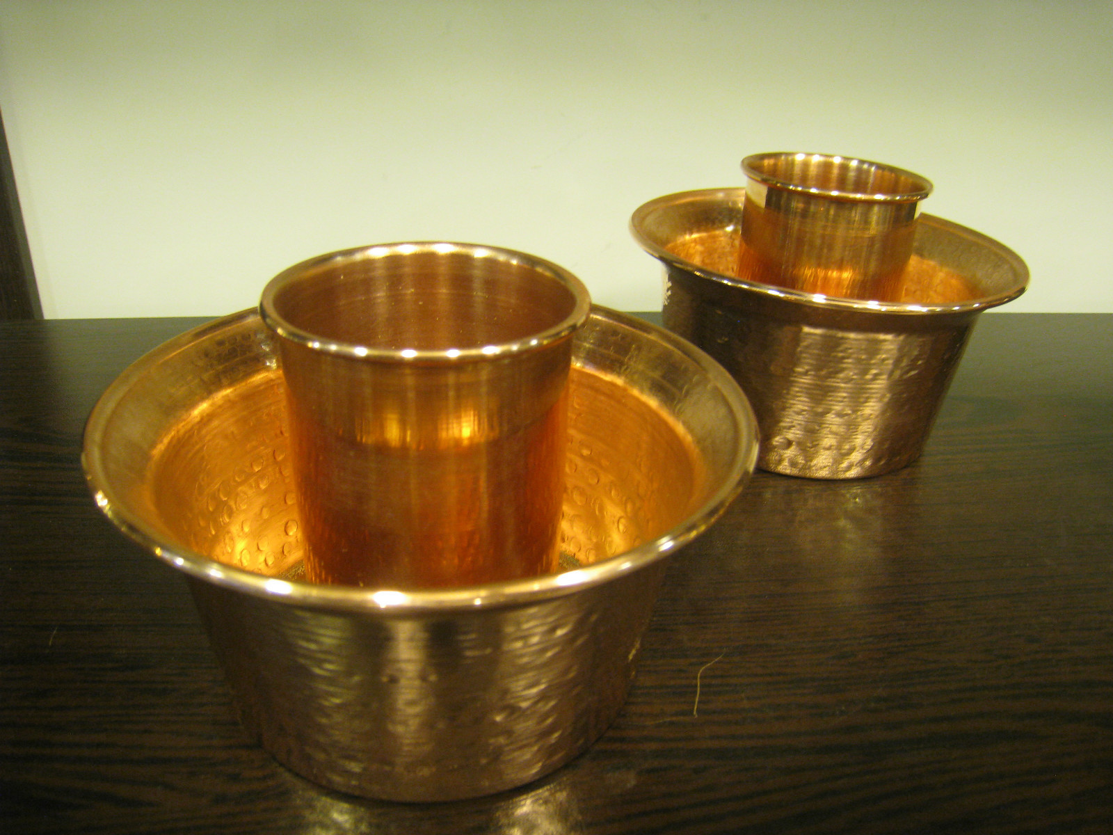 Totally Handmade Hand Hammered Copper Turkish Raki Ouzo Wine Cooler Ehlikeyf