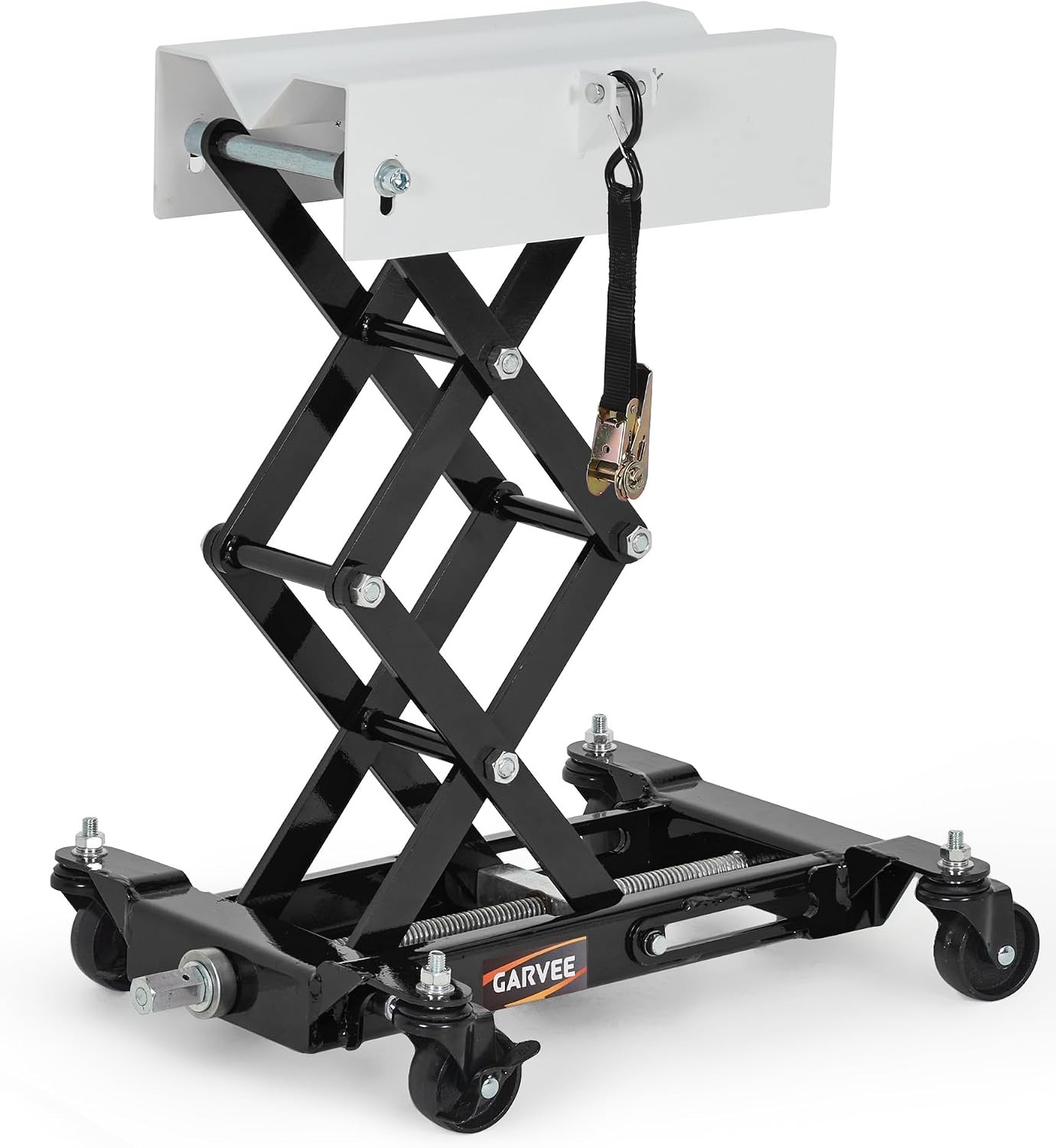 450 LBS Transmission Jack Power Transfer Jack Adjustable Height Garage Workshop