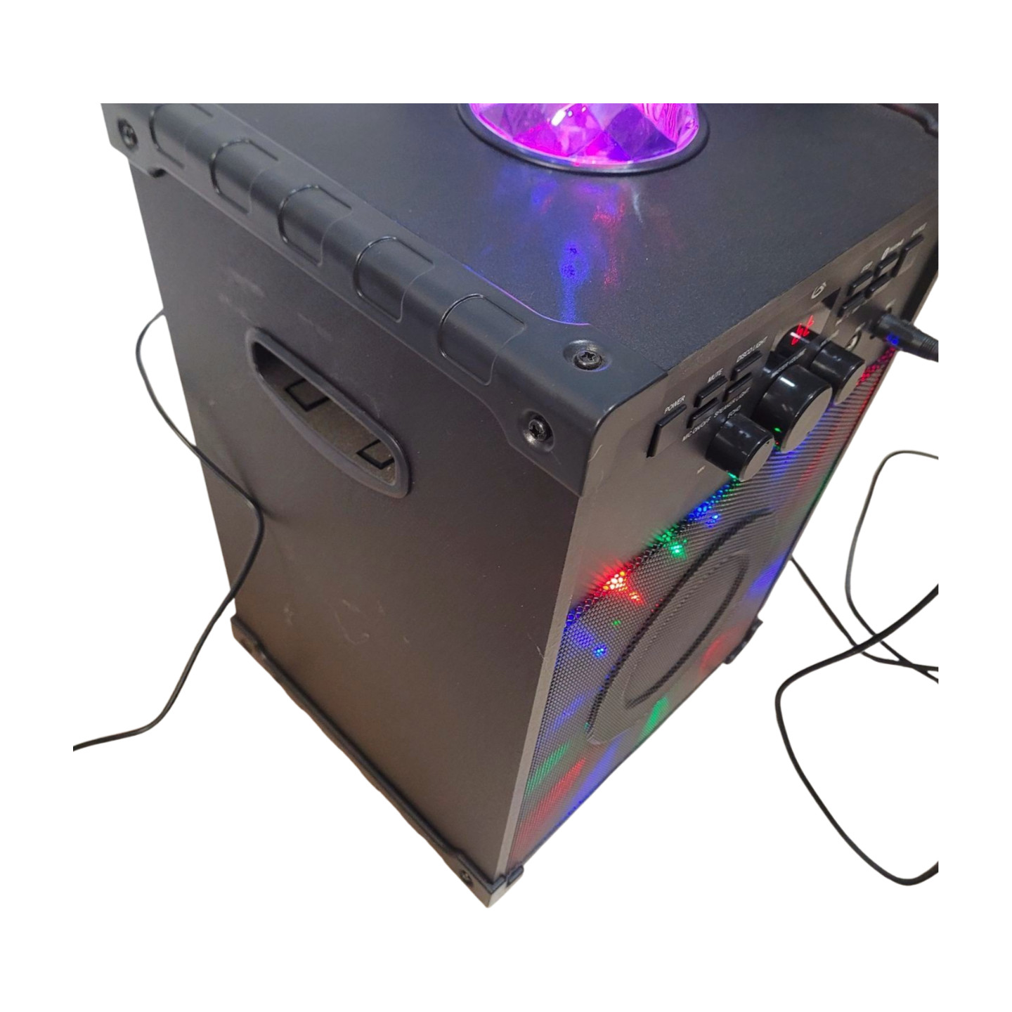 Portable GPX Karaoke Party Machine- JB179B, Bluetooth, Light Effects, Microphone