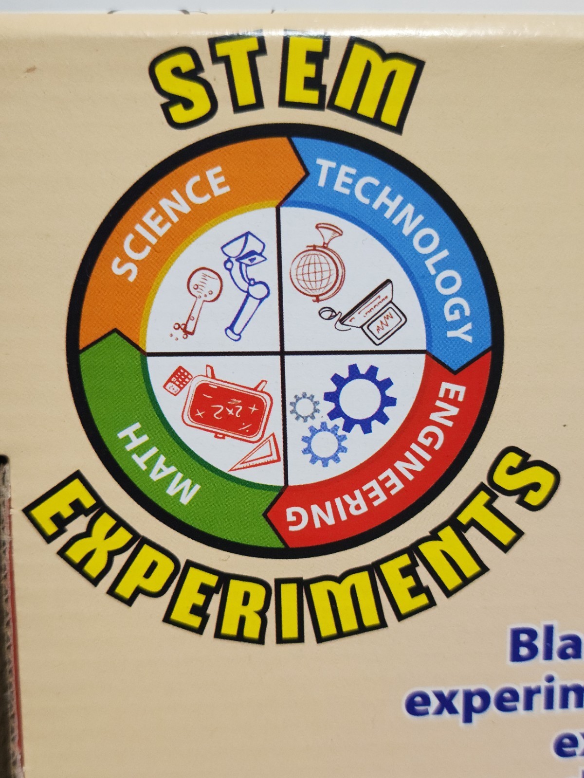 Playz Kaboom Explosive Combustion Science Lab Kit STEM 25 Experiments Open Box