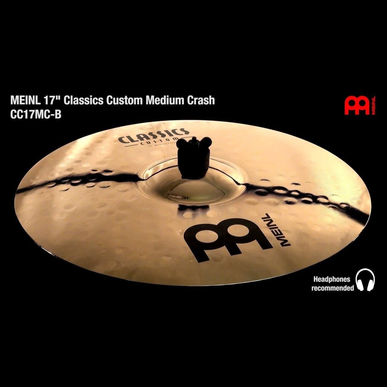 Meinl Classics Custom Medium Crash Cymbal 17"