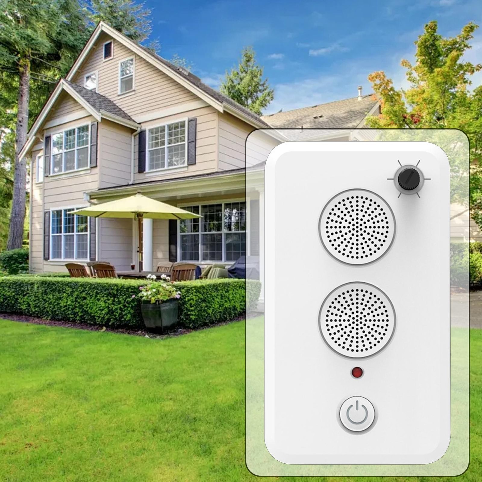 Ultrasonic Bat Repeller Device Electric Animal Trap Bird Defense System For Home