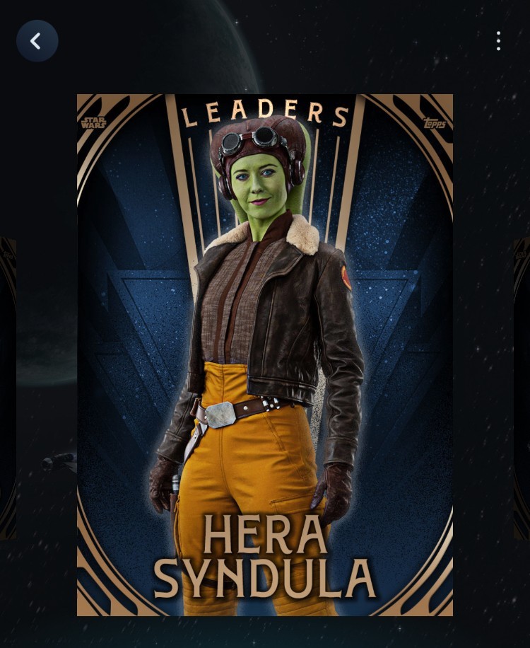 Topps Star Wars Card Trader 2026 Women of Star Wars W1 Blue - Hera Syndulla