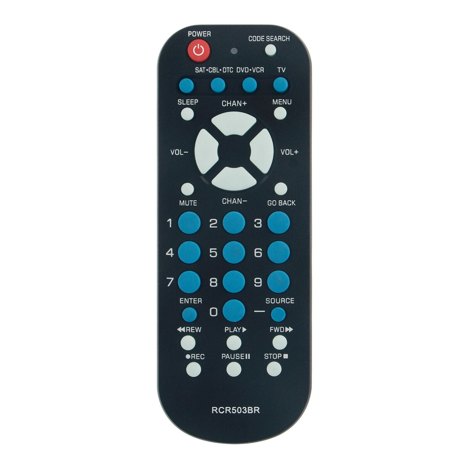 New RCR503BZ RCR503BR RCR503BE Replaced Remote Control for RCA TV VCR DVD