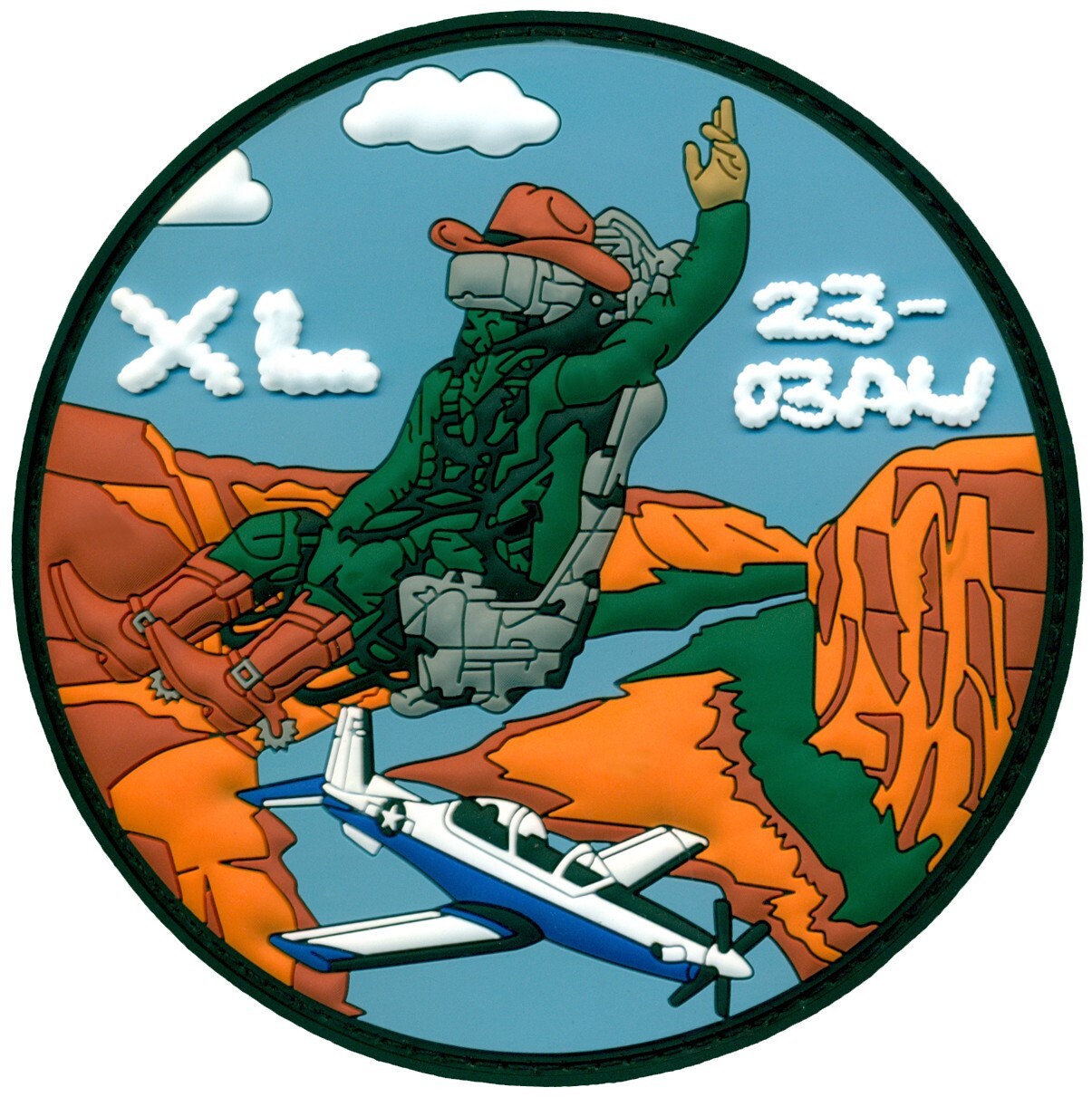 USAF LAUGHLIN SPECIALIZED UNDERGRADUATE PILOT TRAINING CLASS 2023-03AU PATCH
