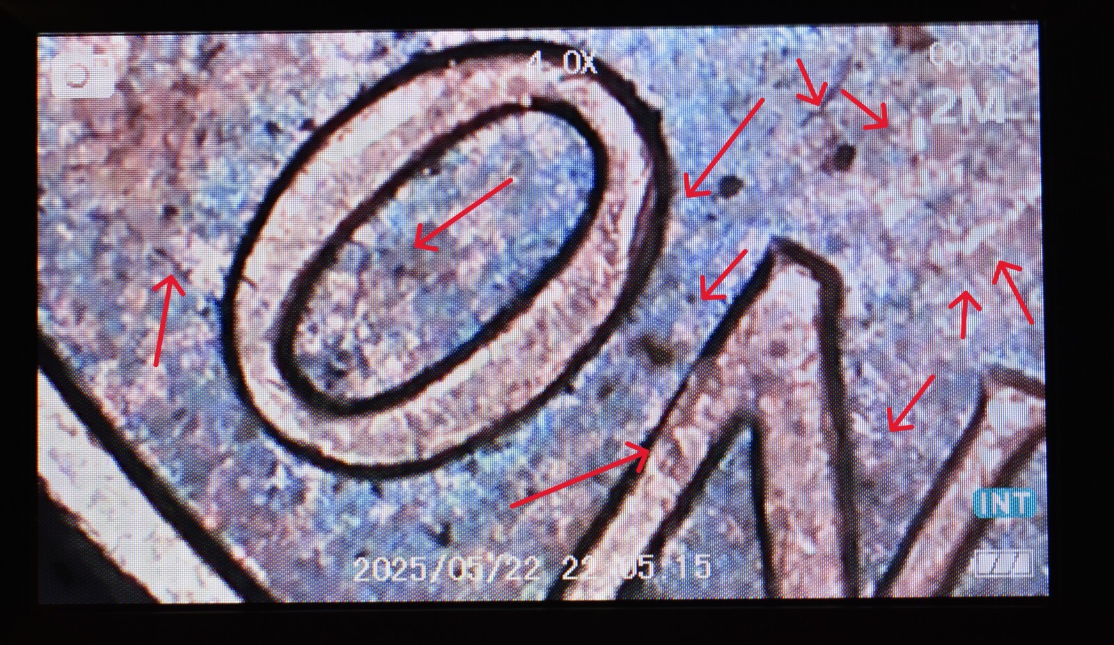 1963 Penny Error Die Break One Cent US Minted Coin Multi Error Doubling Pillars
