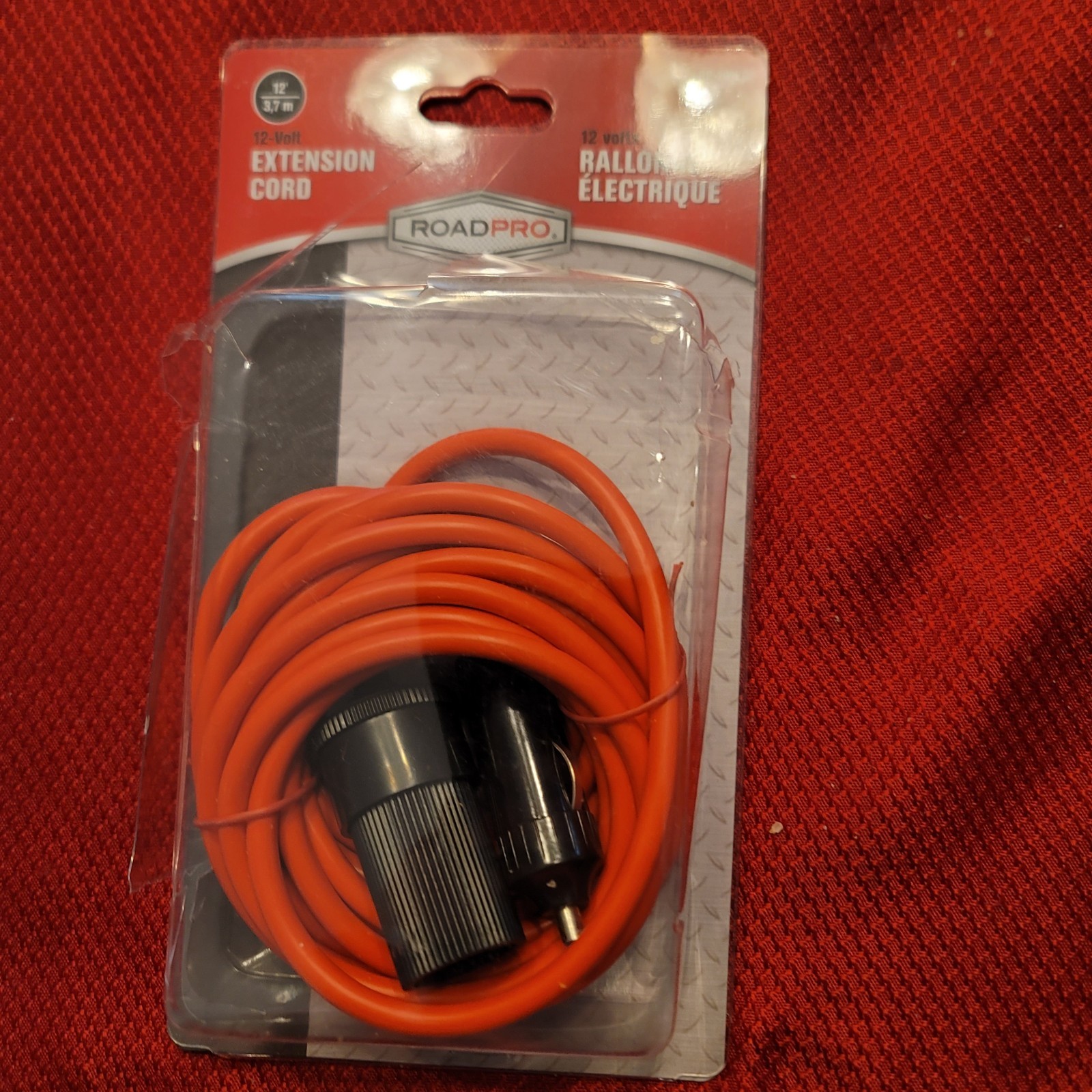 NEW12 ft Car Cigarette Lighter Socket ExtensionHeavy Duty Adapter 12V. FREE SHIP