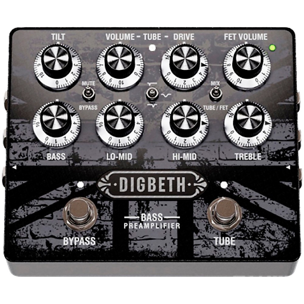 Laney Digbeth Series Bass PreAmp Effects Pedal Black