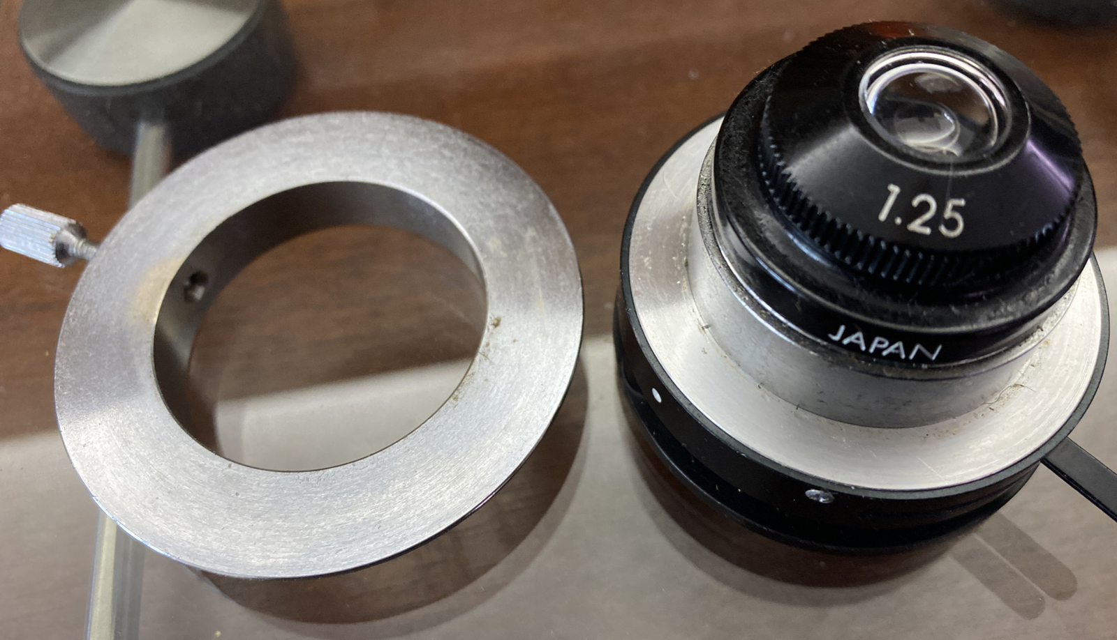 LEICA Microscope Abbe Condenser 1.25 Rare Optical Medical Science Clear Optics