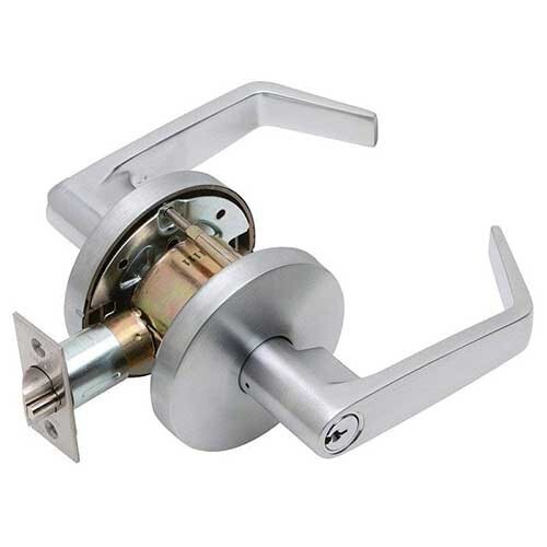 Falcon W501P6 6QU 626 QUA Commercial Office Entry Lock - Satin Chrome HAS KEYS!