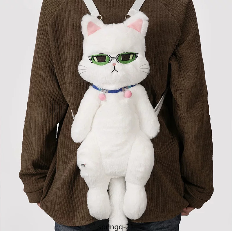 Anime The Disastrous Life of Saiki K. Kusuo Saiki Themed Cat Plush Bag Gift