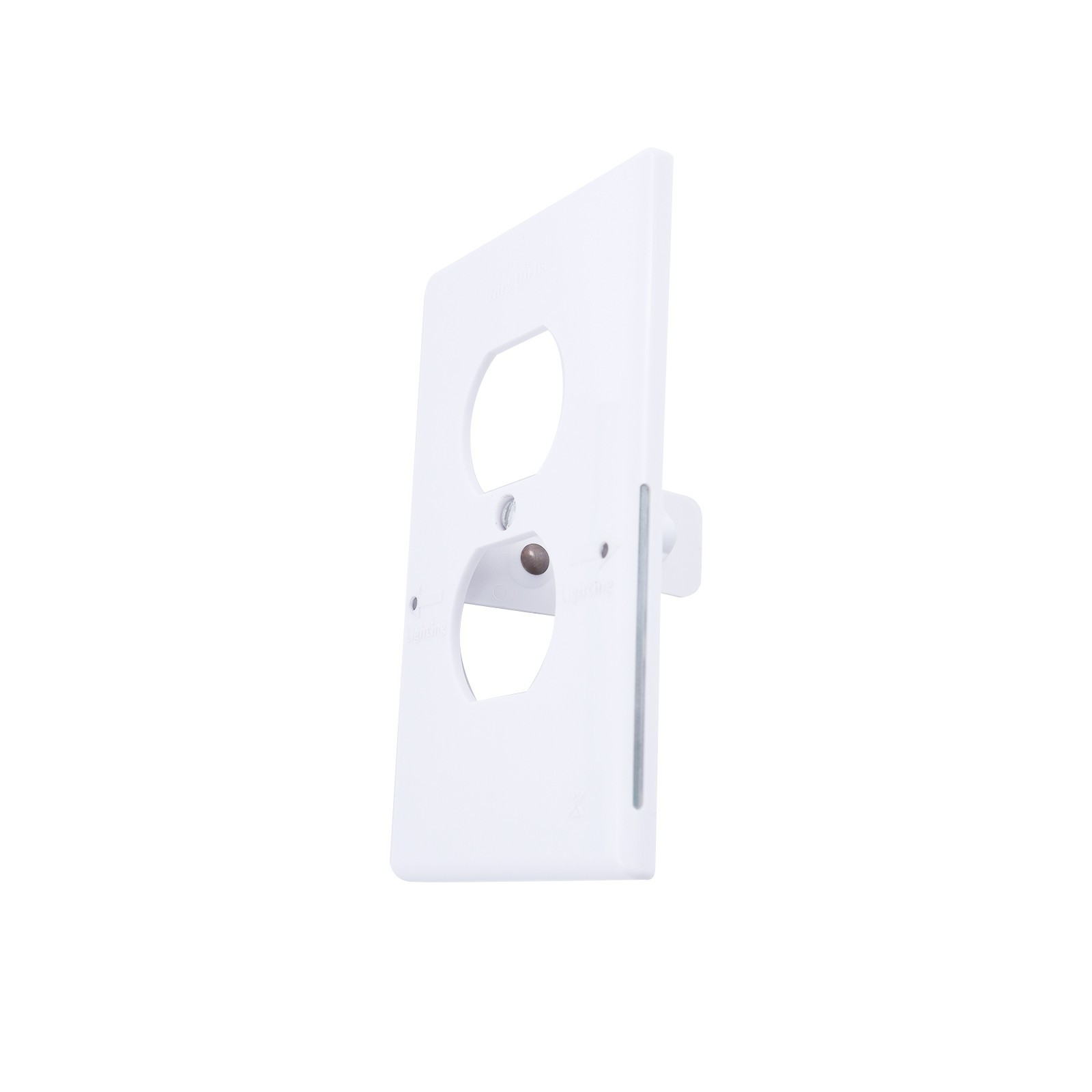 4Pack Wall Outlet Plate LED Night Light Sensor Inductive No Wire/Battery Needed