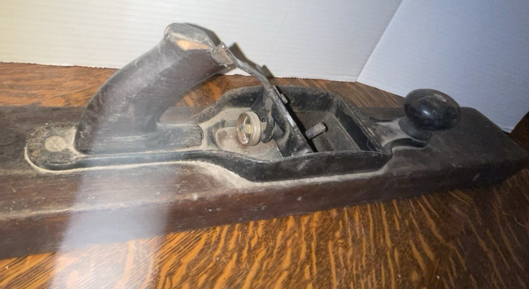 28" ANTIQUE~ STANLEY PLANE~GL CONARD XL #33~ MISSING BLADE