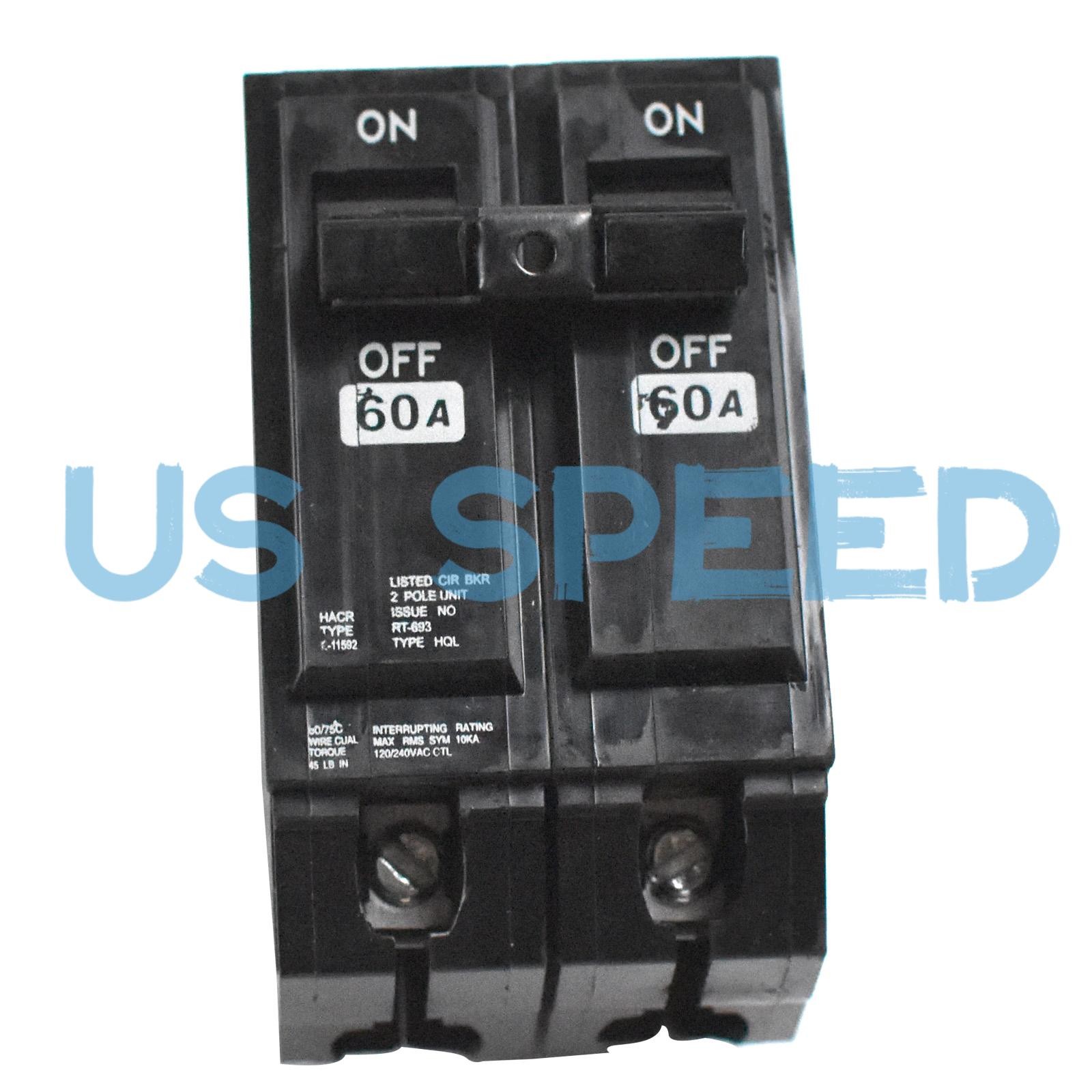 General Electric THQL2160 60 Amp 2 Pole 120/240V Mini Circuit Breaker