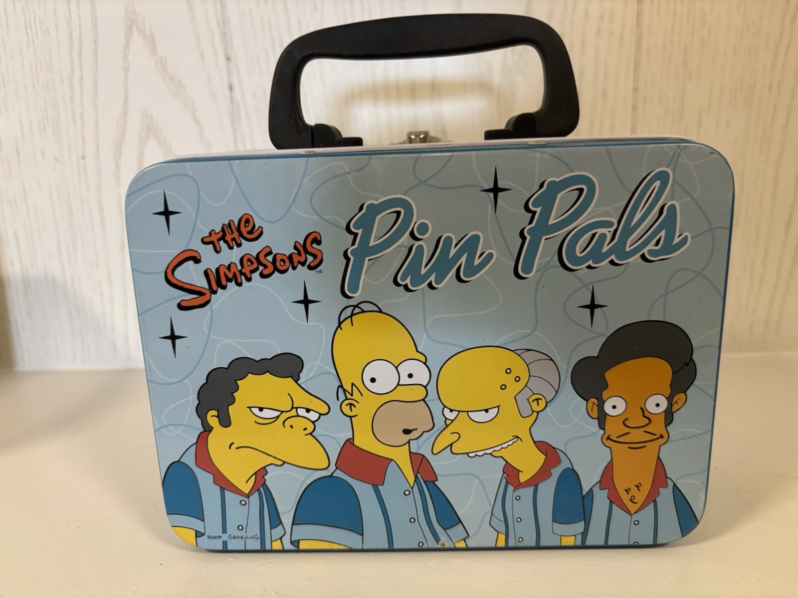 The Simpsons Pin Pals Metal Lunchbox