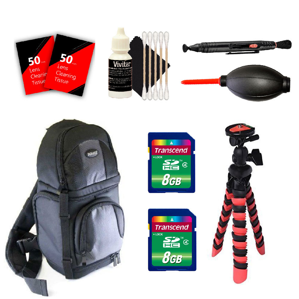 BackPack + 16GB Cleaning Accessory Kit Pentax K1000 K100 and All Pentax Cameras