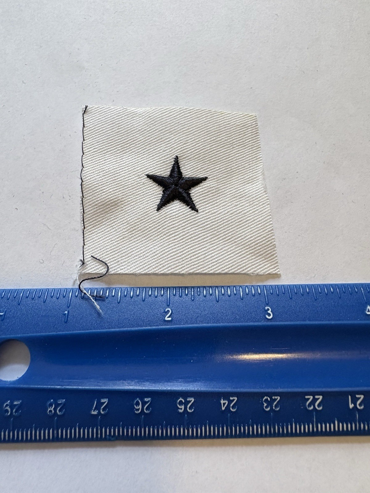 US Navy USN Line Officer White Cotton Sleeve Rating Insignia Patch INV12807
