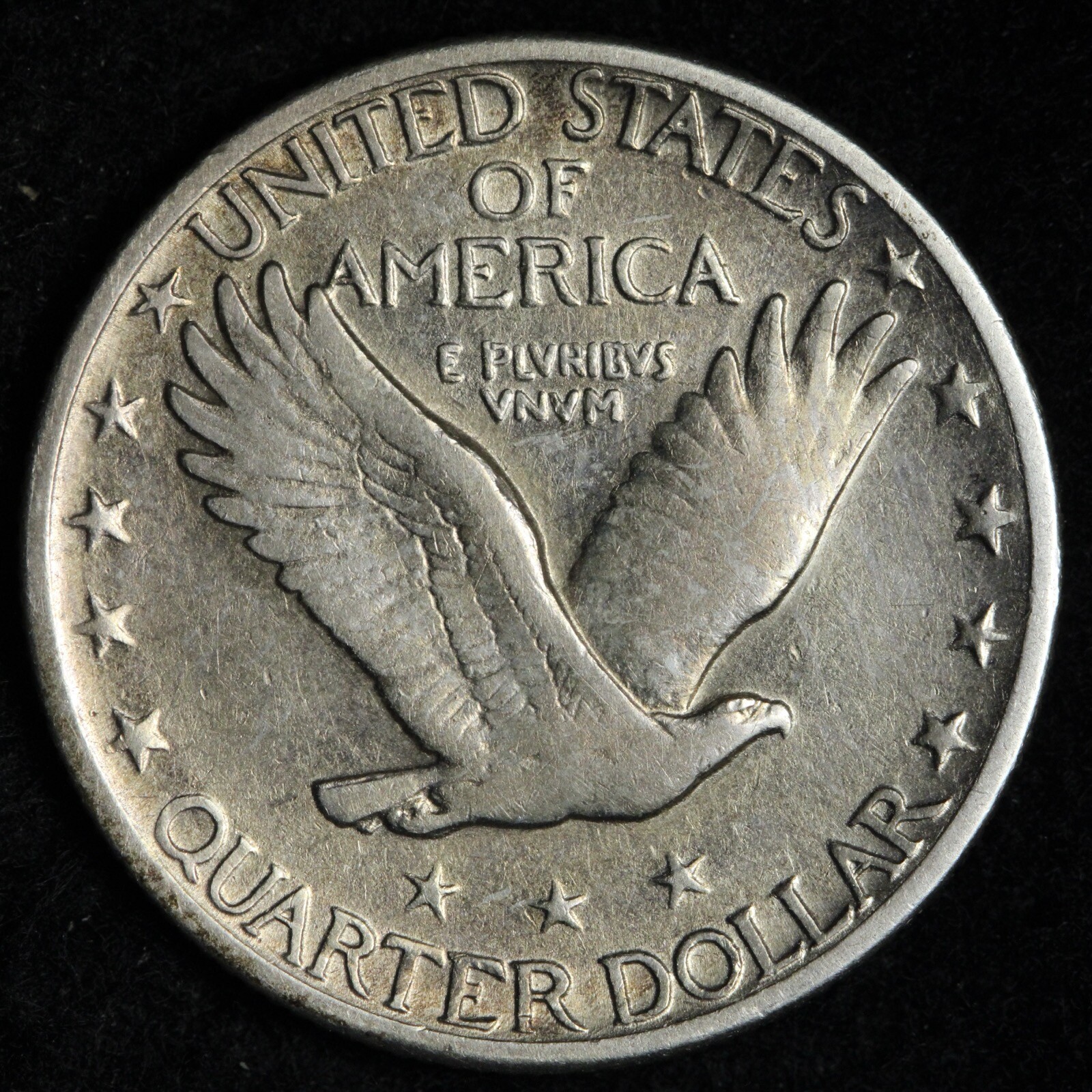 1918-D Standing Liberty Silver Quarter XF+ E228 TALM