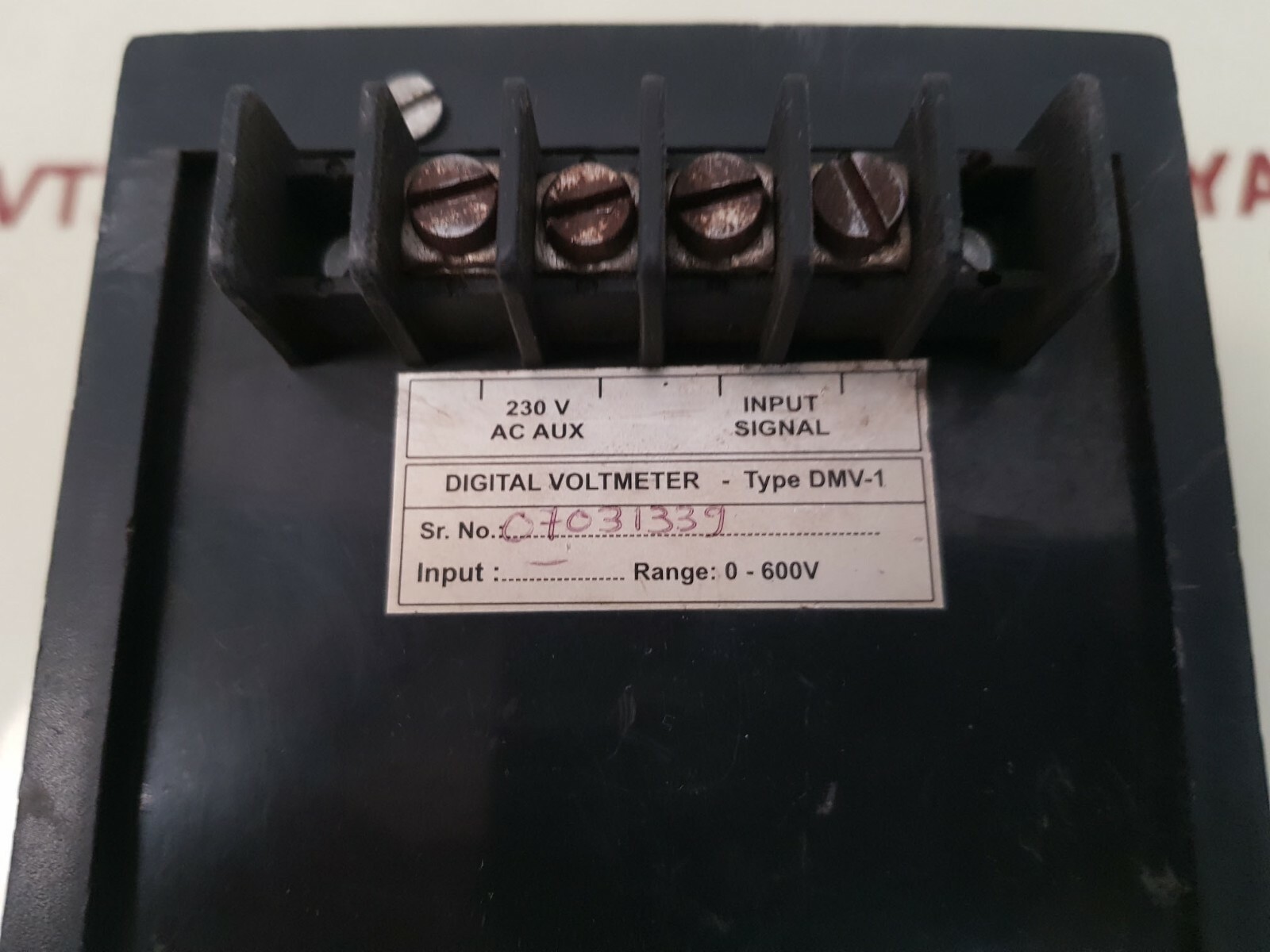 Syntron DMV-1 Digital Voltmeter 230VAC