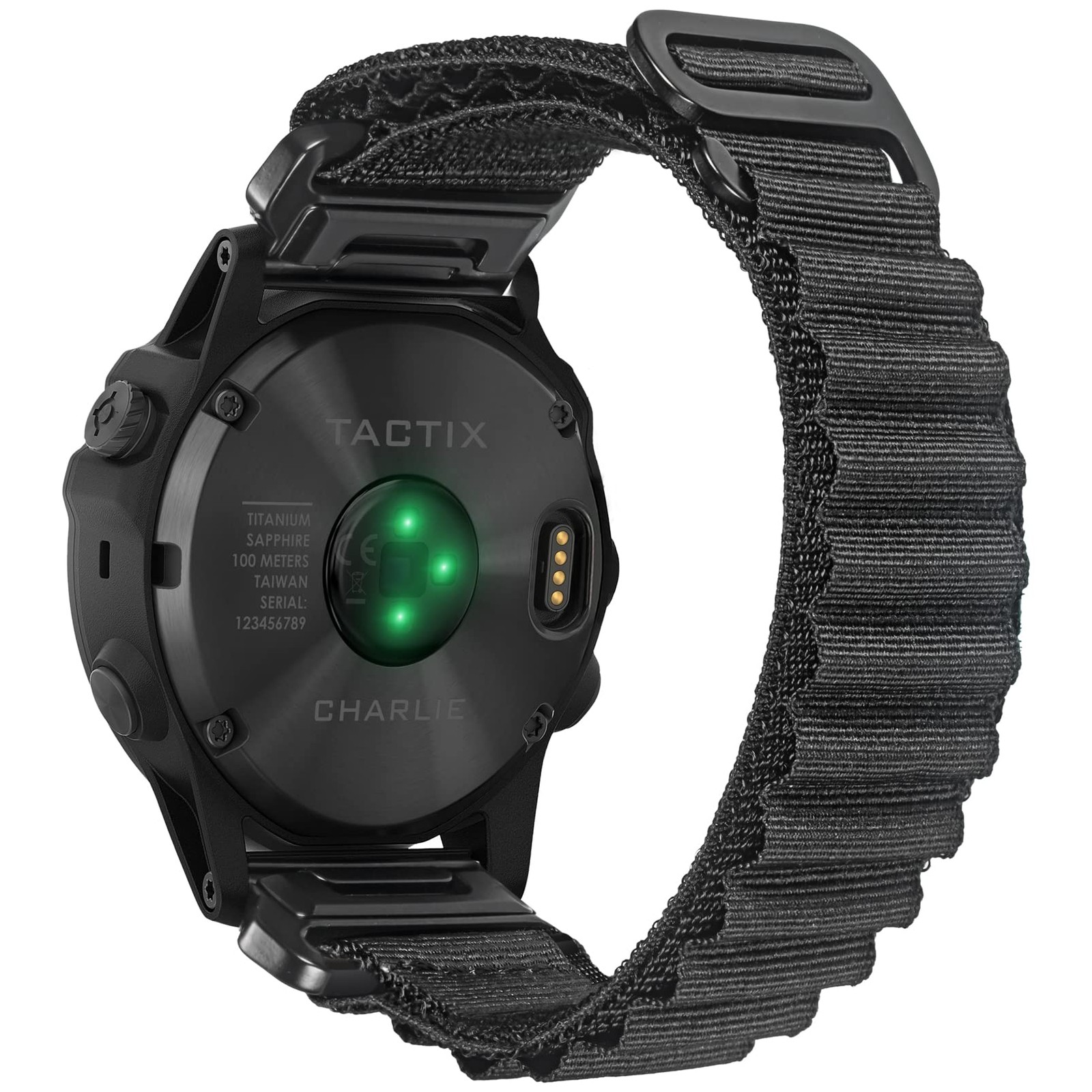 Rugged Woven Nylon Sport Band G-hook for Garmin fēnix/Forerunner/Vivoactive