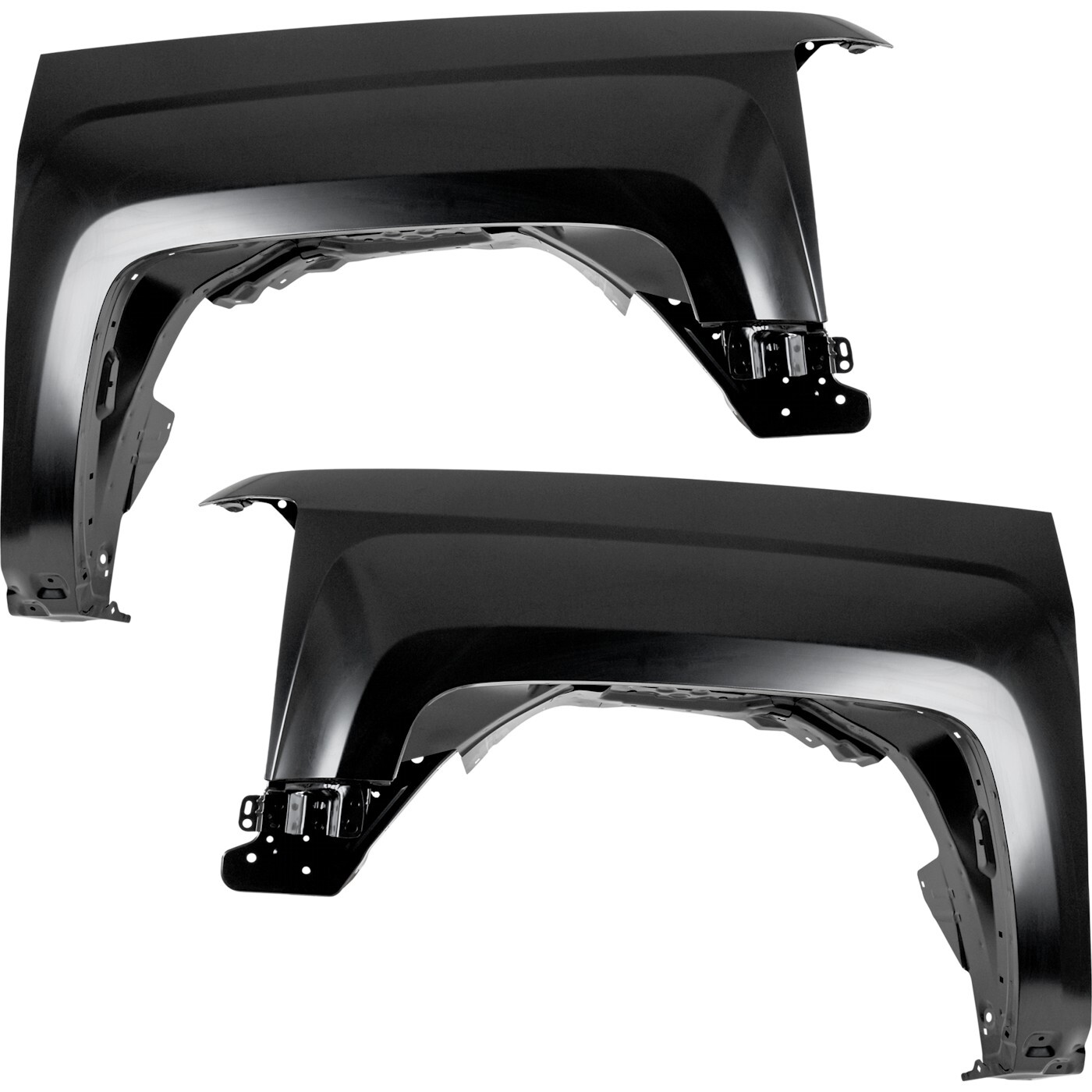 Fender Set For 14-18 Chevy Silverado 1500 15-19 Silverado 2500 HD Front Primed